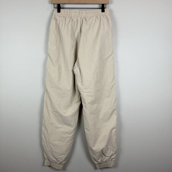 WILO The Label Parachute Track Pants Womens Small Beige Drawcord Waist Joggers‎ - Picture 5 of 9